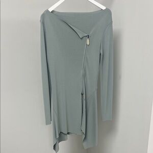 Asymmetrical Gray Sweater